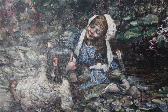 Edward Atkinson Hornel (1864-1933) Waterlilies, 30 x 40in.